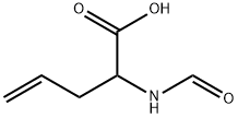 4-Pentenoic acid, 2-(formylamino)- Structure