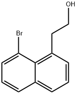 1-Naphthaleneethanol, 8-bromo- Structure