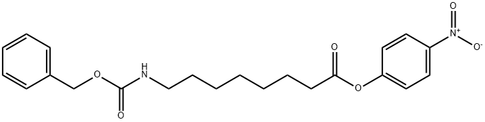 4-nitrophenyl ester -8-[[(phenylmethoxy)carbonyl]amino]- Octanoic acid,80889-15-2,结构式