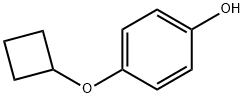 Phenol, 4-(cyclobutyloxy)- Structure