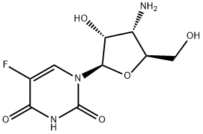3'-Amino-3'-deoxy-5-fluorouridine Struktur