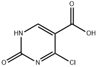 5-Pyrimidinecarboxylic acid, 4-chloro-1,2-dihydro-2-oxo- Struktur