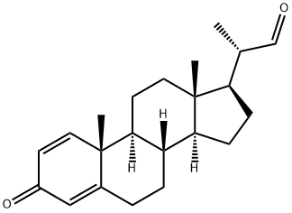 PROGESTERONE IMPURITY 18 (PROGESTERONE 1-DEHYDRO-4P IMPURITY), 81201-82-3, 结构式