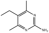 2-Pyrimidinamine, 5-ethyl-4,6-dimethyl- Struktur