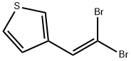 Thiophene, 3-(2,2-dibromoethenyl)- 化学構造式