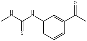 Thiourea, N-(3-acetylphenyl)-N'-methyl- Struktur