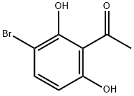 1-(3-Bromo-2,6-dihydroxyphenyl)ethanone Struktur