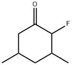 Cyclohexanone, 2-fluoro-3,5-dimethyl- Structure