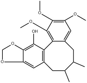 五味子脂素 M2, 82425-45-4, 结构式