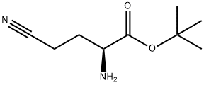 Butanoic acid, 2-amino-4-cyano-, 1,1-dimethylethyl ester, (2S)- (9CI) Struktur