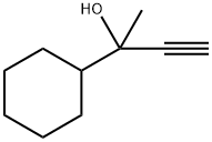 2-Cyclohexylbut-3-yn-2-ol,825-16-1,结构式