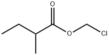 Butanoic acid, 2-methyl-, chloromethyl ester Struktur