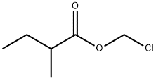 Butanoic acid, 2-methyl-, chloromethyl ester Structure