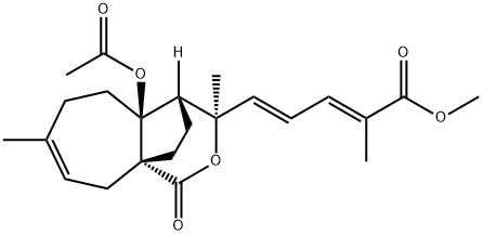 土槿甲酸甲酯 A 结构式