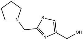 (2-(吡咯烷-1-基甲基)噻唑-4-基)甲醇, 82586-98-9, 结构式