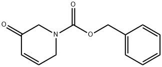 1(2H)-Pyridinecarboxylic acid, 3,6-dihydro-3-oxo-, phenylmethyl ester 结构式