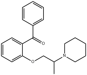 Phenyl(2-(2-(piperidin-1-yl)propoxy)phenyl)methanone 结构式