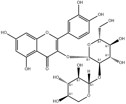 quercetin 3-sambubioside Struktur