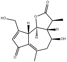 11Β,13-二氢山莴苣素, 83117-63-9, 结构式