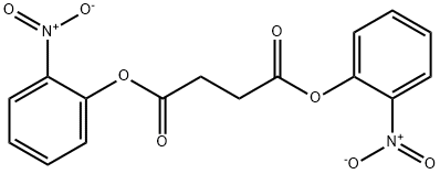 Butanedioic acid, 1,4-bis(2-nitrophenyl) ester Structure