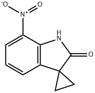 7'-nitrospiro[cyclopropane-1,3'-indoline]-2'-one Struktur