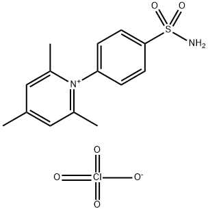2,4,6-Trimethyl-1-(4-sulfamoylphenyl)-15-pyridin-1-ylium perchlorate Structure