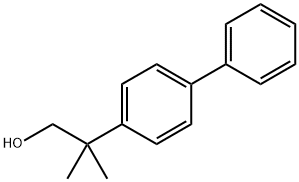 2-([1，1'-biphenyl]-4-yl)-2-methylpropan-1-ol 结构式