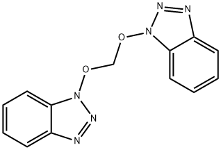 1,3-bis(benzotriazol-1-yl)-1,3-dioxapropane Structure