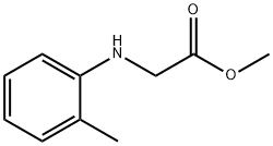 Glycine, N-(2-methylphenyl)-, methyl ester Structure