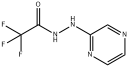 Acetic acid, 2,2,2-trifluoro-, 2-(2-pyrazinyl)hydrazide Struktur