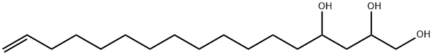 Heptadecane-16-ene-1,2,4-triol Structure