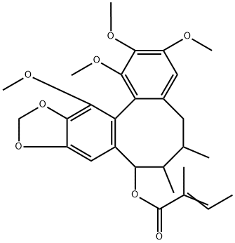当归酰异五味子素 O,83864-70-4,结构式