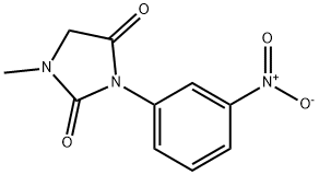1-methyl-3-(3-nitrophenyl)imidazolidine-2,4-dione,83996-81-0,结构式