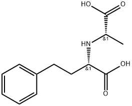 (αS)-α-[[(1S)-1-Carboxyethyl]amino]benzenebutanoic Acid 化学構造式
