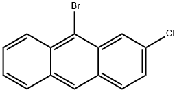Anthracene, 9-bromo-2-chloro-,84065-21-4,结构式