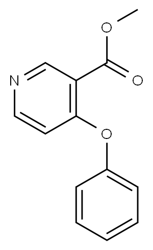 methyl 4-phenoxypyridine-3-carboxylate Structure