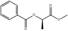 (R)-1-甲氧基-1-氧丙烷-2-基苯甲酸酯 结构式