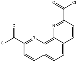 2,9-二甲酰氯-1,10-菲咯啉 结构式