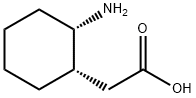 Cyclohexaneacetic acid, 2-amino-, cis- (9CI) Structure