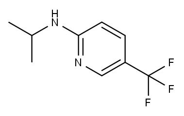 2-Pyridinamine, N-(1-methylethyl)-5-(trifluoromethyl)- Structure
