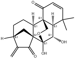 毛萼乙素 结构式