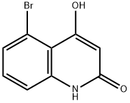 2(1H)-Quinolinone, 5-bromo-4-hydroxy- Structure