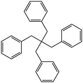 Benzene, 1,1'-[2,2-bis(phenylmethyl)-1,3-propanediyl]bis- (9CI) Struktur