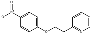 Pyridine, 2-[2-(4-nitrophenoxy)ethyl]- Structure