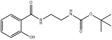 Carbamic acid, N-?[2-?[(2-?hydroxybenzoyl)?amino]?ethyl]?-?, 1,?1-?dimethylethyl ester Struktur
