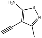 4-ethynyl-3-methyl-1,2-thiazol-5-amine Struktur