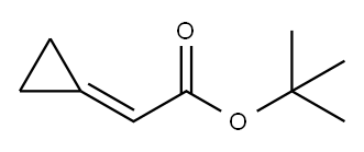 Acetic acid, 2-cyclopropylidene-, 1,1-dimethylethyl ester,852310-83-9,结构式