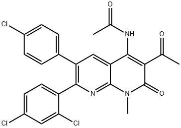 CB1 inverse agonist 1 结构式