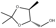 (4S,5S)-4-hydroxymethyl-2,2,5-trimethyl-1,3-dioxolane, (2S,3S) 4-desoxy-2,3-O-isopropylidene-threitol, (2S,3S)-2,3-(propane-2,2-dioxy)-1-butanol, (2S,3S)-2,3-isopropylidenedioxybutan-1-ol, 4-deoxy-2,3-O-isopropylidene-L-threitol, 4-deoxy-2,3-O-isopropylidene-L-threytol, isopropylidene-4-deoxy-L-threitol, 85249-45-2, 结构式