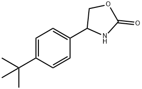 4-(4-TERT-BUTYLPHENYL)-1,3-OXAZOLIDIN-2-ONE 结构式